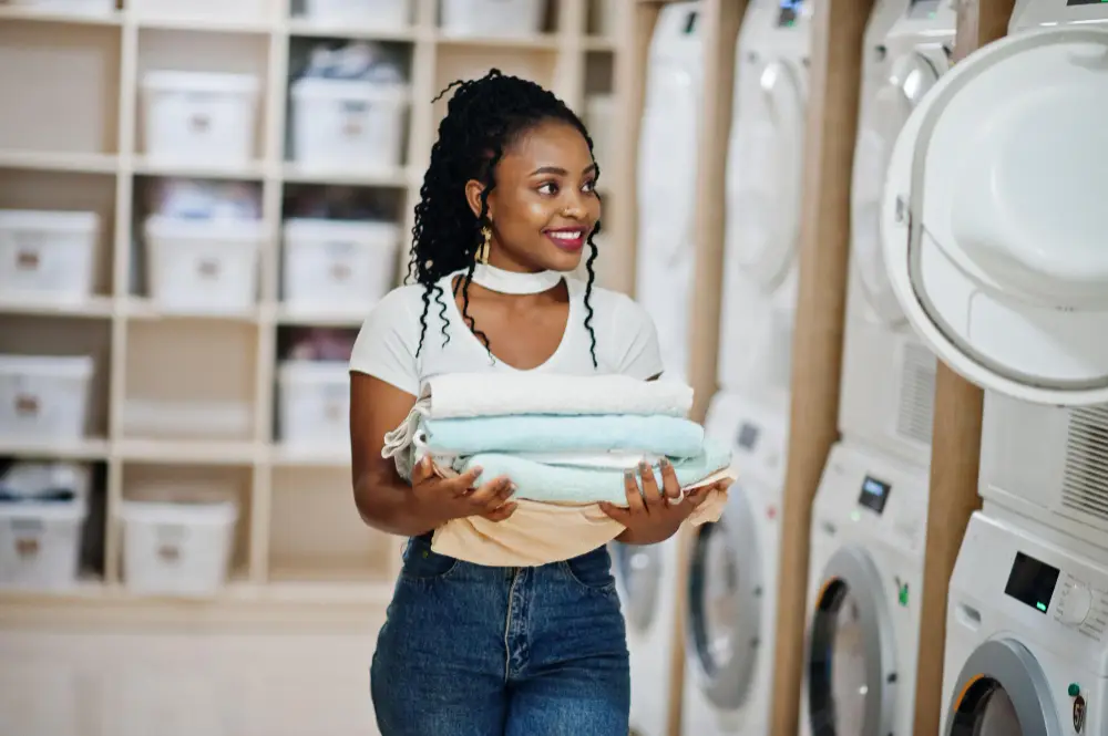 Professional laundry and garment cleaning process