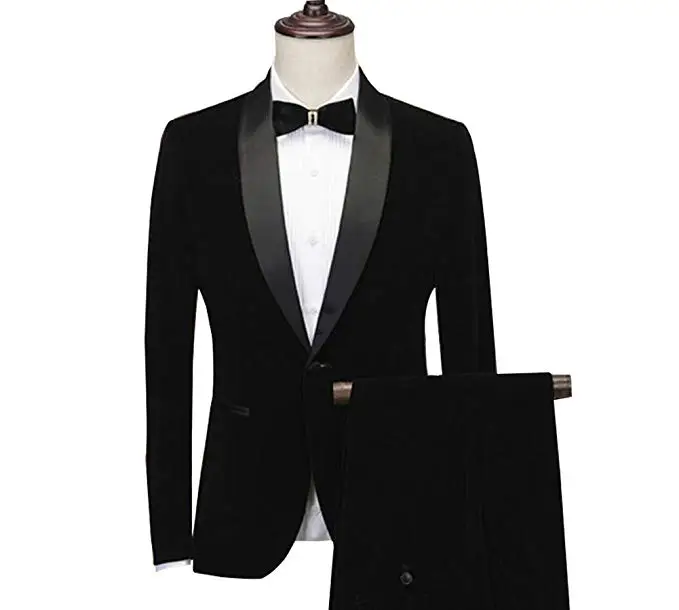 Formalwear prepared for professional dry cleaning